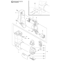 Suspension Assembly For Husqvarna 555FX Brushcutters