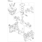 Short Block Assembly For Husqvarna 555FXt Brushcutters