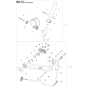 Throttle Controls Assembly for Husqvarna 560BFS Leaf Blower