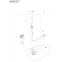 Fuel Tank Assembly for Husqvarna 560BFS Leaf Blower