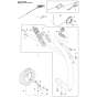 Handle Heated Assembly For Husqvarna 562XP-XPG Chainsaw 