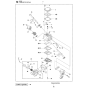 Carburetor Details Assembly For Husqvarna 562XP-XPG Chainsaw 