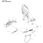 Chain Brake Assembly For Husqvarna 565 Chainsaw 