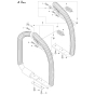 Handle Assembly For Husqvarna 570 Chainsaw 