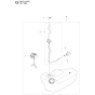 Fuel Tank Assembly for Husqvarna 570BTS Leaf Blower