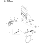 Chain Brake Assembly For Husqvarna 572XP-XPG Chainsaw 