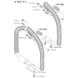 Handle Assembly For Husqvarna 575XP Chainsaw 