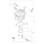 Cylinder Piston Assembly for Husqvarna 576XP AutoTune Chainsaw