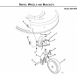 Wheels and Tires Assembly-1 for Husqvarna 580 BBC Series 5 Consumer Lawn Mowers