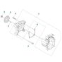 Crankcase Assembly for Husqvarna 580BTS Mark II Blower