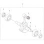 Crankshaft Assembly for Husqvarna 590BTS Blower