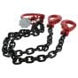 1 metre 7mm 2-Leg Chain Sling with Clevis Sling Hooks Self Locking Type