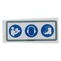 Label Safety for Husqvarna BG 244, BG 245, BG 375 Edger Trowel - 594 65 96-01