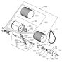 Rear Roller Assembly for Masport 600 (2014) Mower