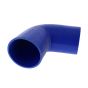 102mm Blue Silicone 90 Degree Elbow - 152mm Legs