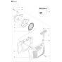 Starter Assembly For Husqvarna 61 Chainsaw 