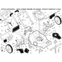 Repair Parts  for Husqvarna 65021 ES Lawn Mowers