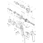 Main Assembly for Makita 6824 Drywall Corded Screwgun