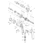 Main Assembly for Makita 6825R Drywall Corded Screwgun