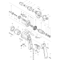 Main Assembly for Makita 6826 Tek Corded Screwgun