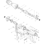 Main Assembly for Makita 6905B Impact Wrench