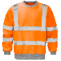 Orange Railway High Visibility Sweatshirt