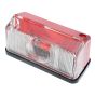 Red/White Side Marker Lamp - EU approved Vertical Mounting Bracket