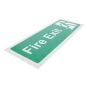 Fire Exit Sign Semi Rigid Plastic 400x150mm