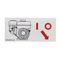 On/Off Decal for Belle PCX, PCX 17/50A, PCX 16/45 Compactors - 800/99743