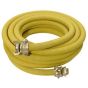 Braided Air Compressor Hose with 3/4" 'Q' Couplings - 15m / 50ft Length