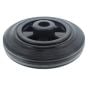 6" Rubber Castor Wheel Only w/ Roller Bearing Centres