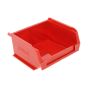 Red Plastic Wall Panel Storage Bins - Size 1 (20PK)