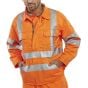 Railspec Jacket Hi-Vis Class 3 GO/RT 3279 - Railway use Certified - Orange