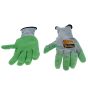 Cotton/Poly Knitted Glove Flexible Latex Palm & Lined Hi-Viz Lime Green 09