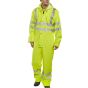 Super B-Dri Coverall Breathable Fabric Poly-PU Coated Saturn Yellow