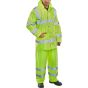 Lightweight Suit Class 3 HI-Vis EN471 Water Resistant EN343 Saturn Yell