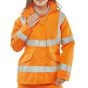 Ladies Executive Hi-Viz Jacket Breathable - Lined & Tailored Fit Orange