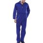 Heavy Weight Boiler-suit Concealed 2Way Zip Front Poly/Cotton Royal Blue