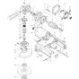 Main Assembly for Makita 9005B Angle Driver