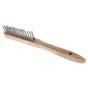 2 Row Wire Brushes - Tempered 28 Wire Gauge