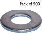 Form C Stainless Steel Washers, I.D. 6 mm (Large O.D.) - Pack of 500