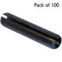 Metric Spring Steel Roll Pins, Diam: 2.5mm x Length: 40mm - Pack of 100