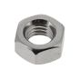 Metric Stainless Steel Plain Nuts, Size: M8 - Pack of 50