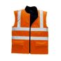 High Visibility Body Warmer, Orange - Size: Large - 907 1296