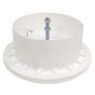 Ceiling Vent Diffuser with Retaining Ring Suitable for Domestic Extractor Hose Applications