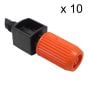 Adjustable Endline Drip Head fits 4.6mm Pipe Suitable for Gardena Micro-Drip Sprinkler Systems