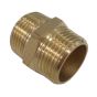 Brass Water Hose Connector 3/4" x 3/4" Threaded Universal fitting fits Home Domestic Appliances