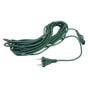 Mains Power Cable Replacement 10m Fitted EU 2 Pin Plug Fits Vorwerk Vacuums