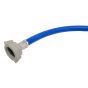 Blue Inlet Hose 2.5m Straight-90Deg fits Indesit/Hotpoint Washing Machines