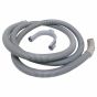 Water Outlet Hose Straight-Curved End 19/19mm fits Washing Machine Appliances - C00320388